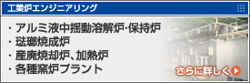 工業炉エンジニアリング 琺瑯焼成炉・アルミ溶解保持炉・産廃焼却炉・各種窯炉プラント